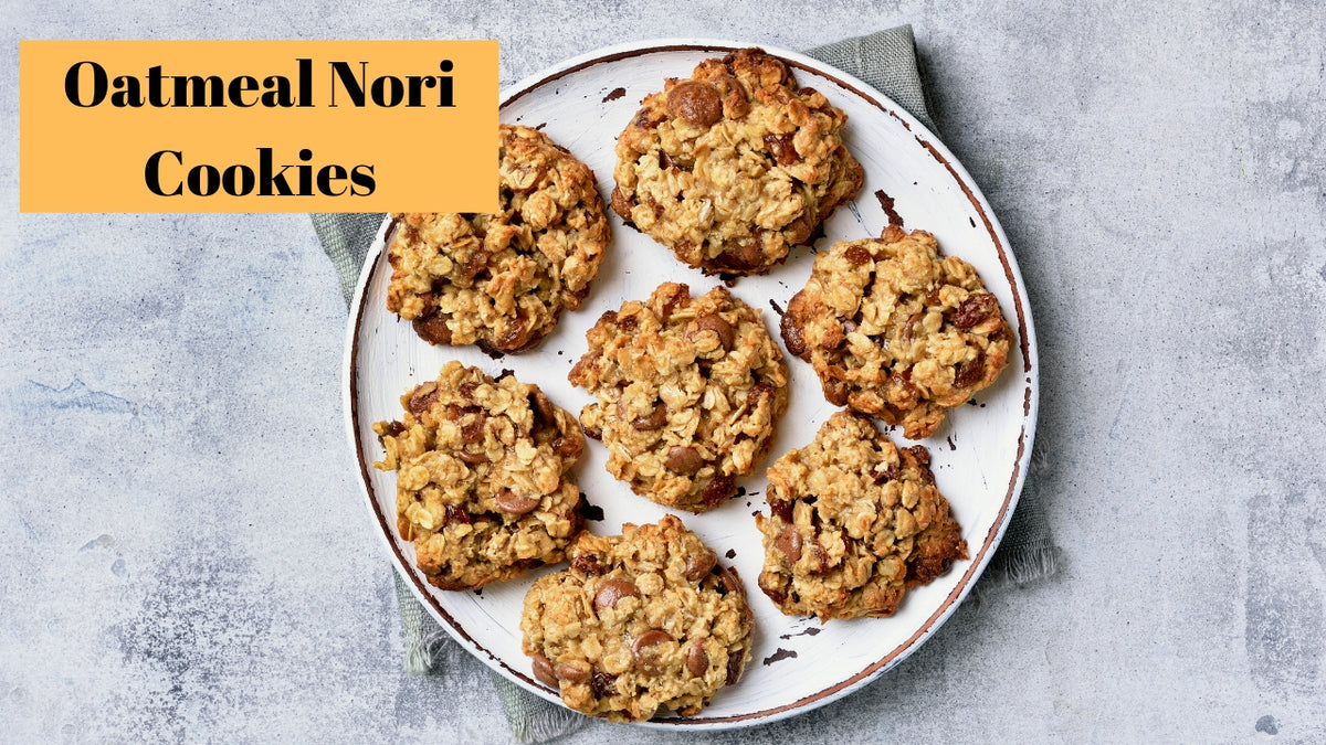 Oatmeal Nori cookies